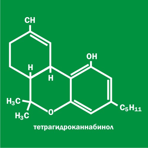 В состав марихуаны входит тетрагидроканнабинол